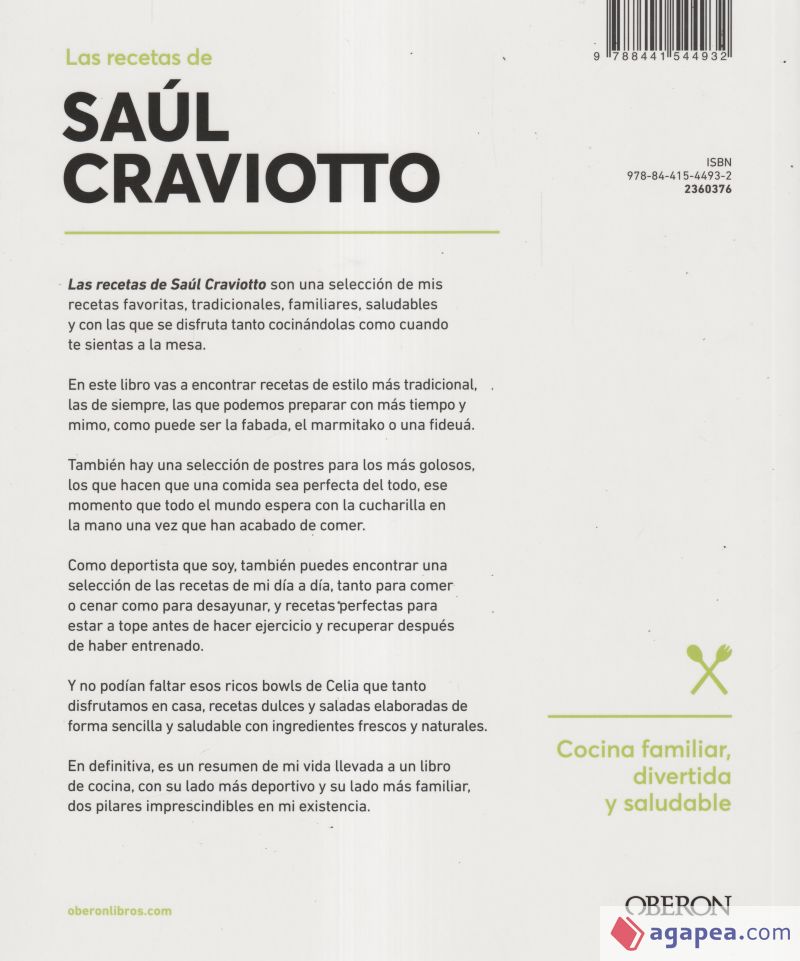 Las recetas Saúl Craviotto