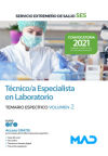 Técnico/a Especialista En Laboratorio. Temario Específico Volumen 2. Servicio Extremeño De Salud (ses)