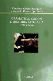 GRAMATICA CANON E HISTORIA LITERARIA